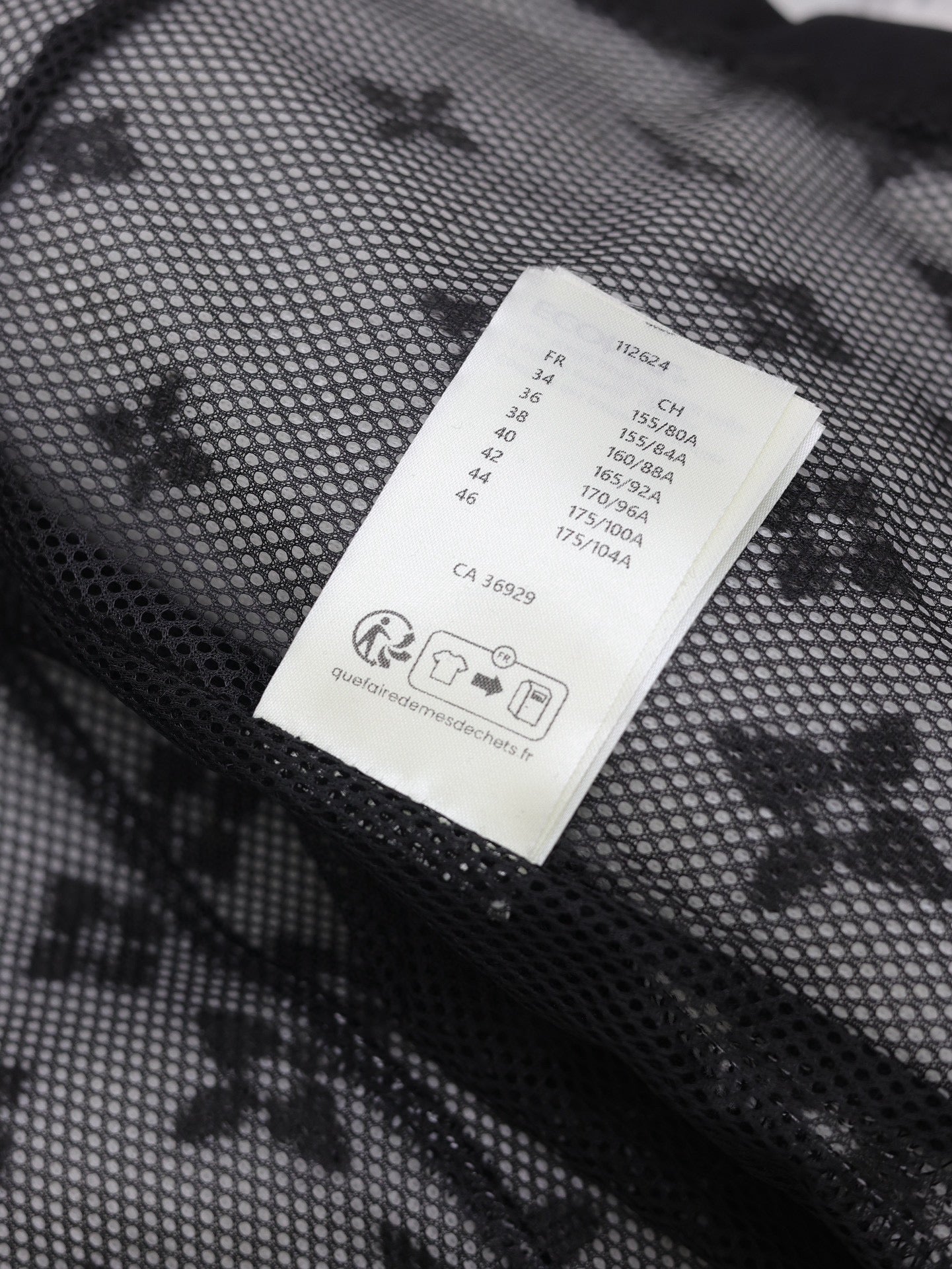 LV 24Fw Gradient logo printed stand-up collar fleece jacket of the ski series