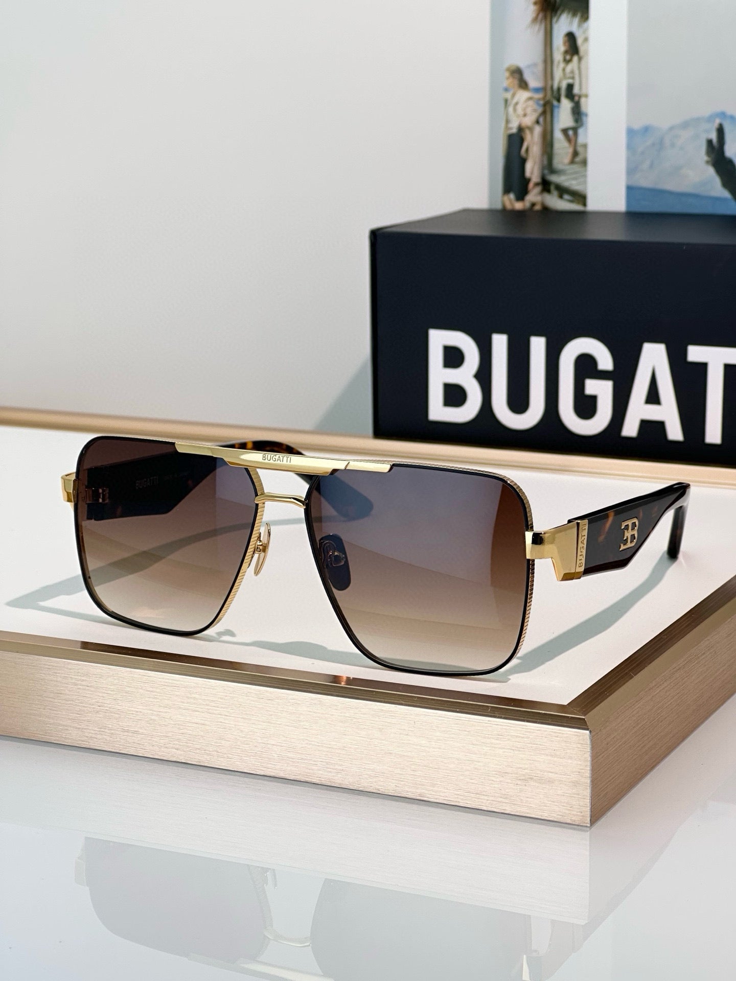 BUGATT 🆕Top quality
MODEL：20.SIZE:60-15-145.
BugattiEyewear CollectionOne
