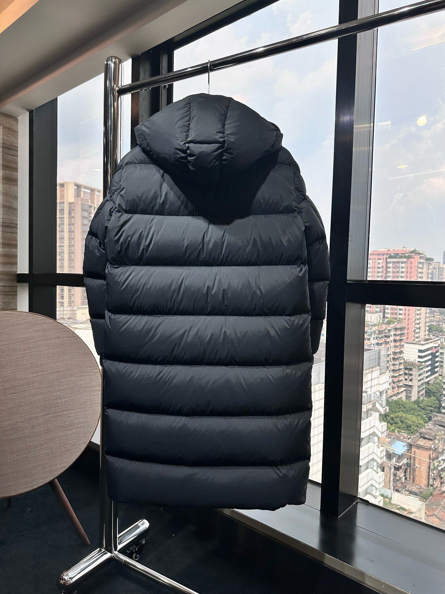 MONCLER MEN HANOVERIAN HOODED LONG DOWN JACKET