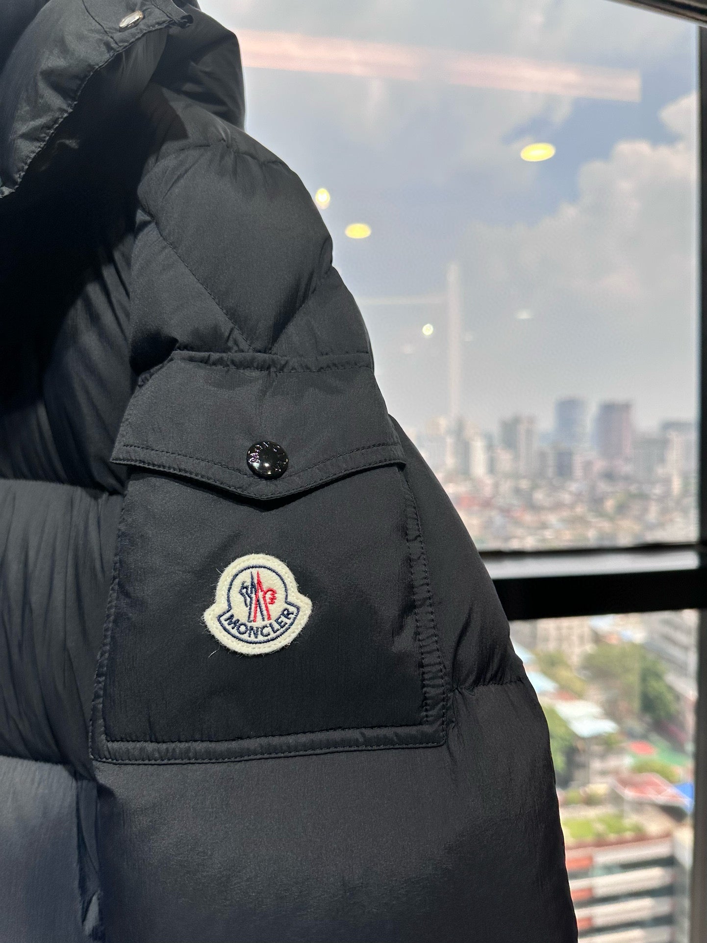 MONCLER MEN HANOVERIAN HOODED LONG DOWN JACKET