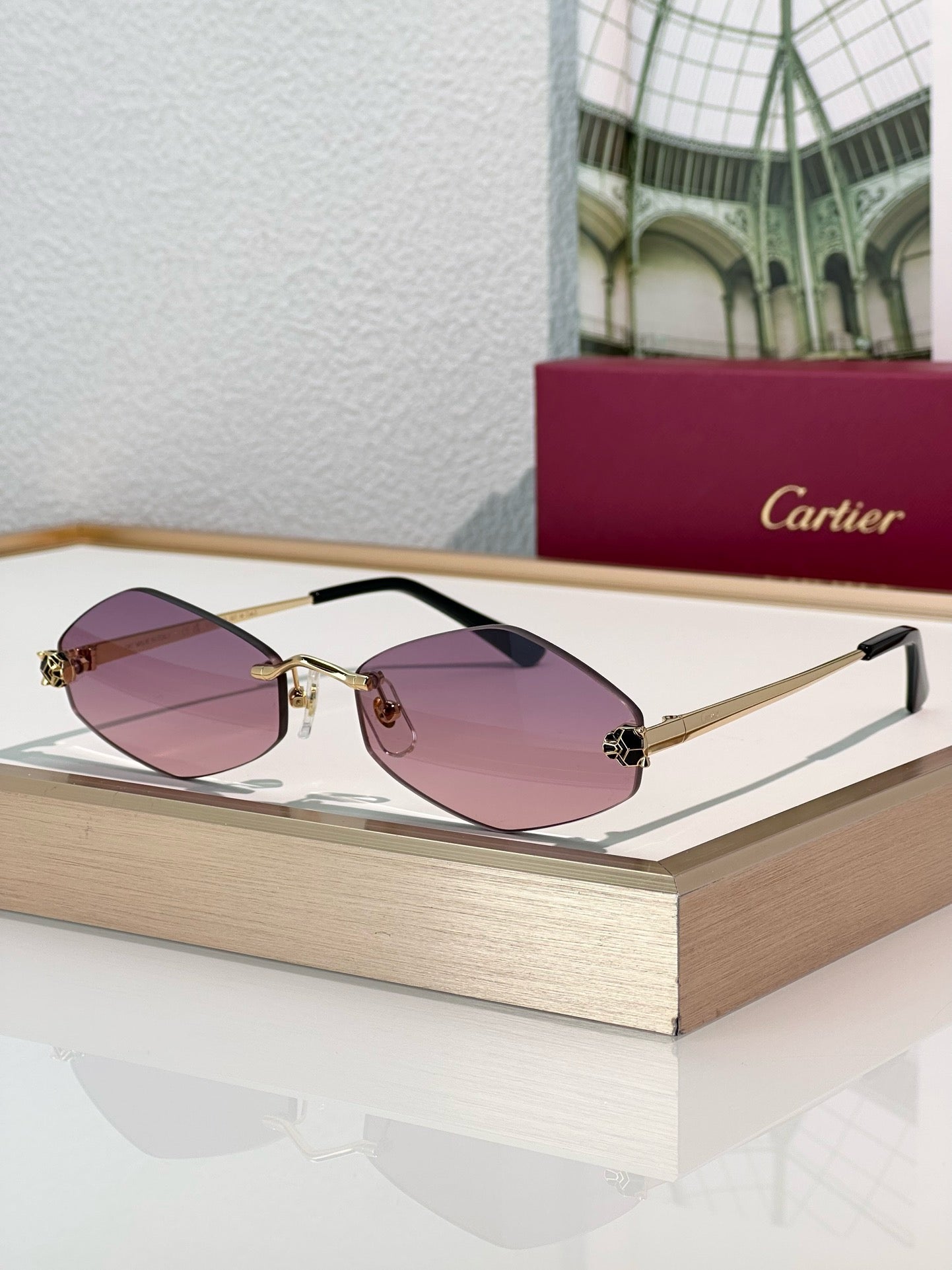 Cartier💘
Mod：CT0433S
Size：55-20-140