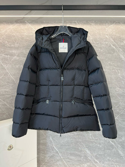 MONCLER AVOCE HOODED SHORT DOWN JACKET