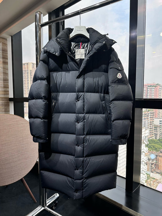 MONCLER MEN HANOVERIAN HOODED LONG DOWN JACKET